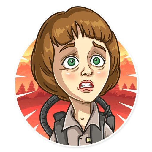 Sticker «Stranger Things-3»