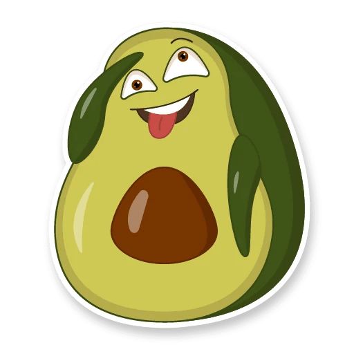 Sticker «Avocado Family-2»