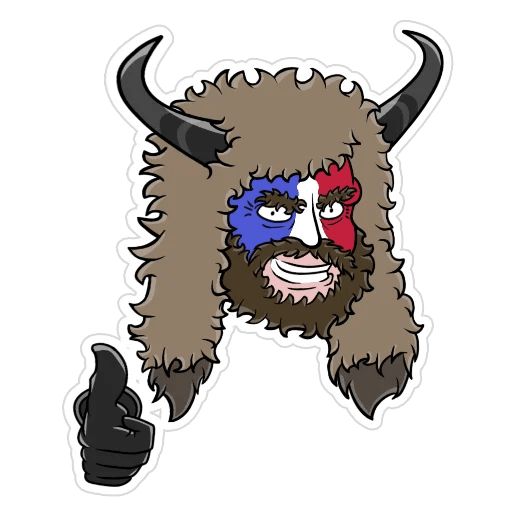 Sticker «Viking from Capitol-2»