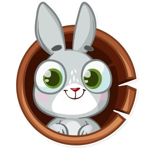 Sticker «bunny Boo-1»