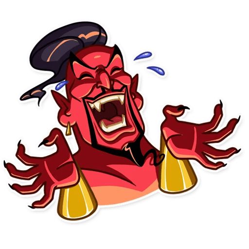 Sticker «Evil Genie-1»