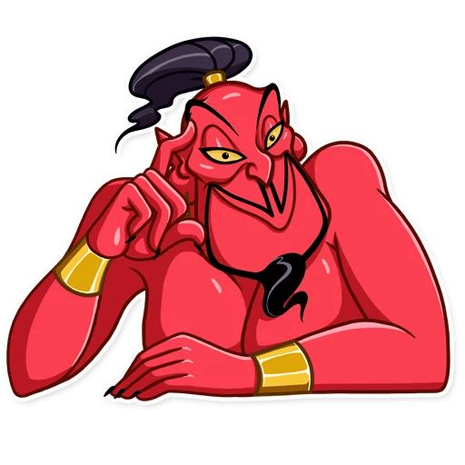 Sticker «Evil Genie-10»