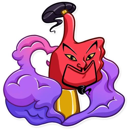 Sticker «Evil Genie-3»