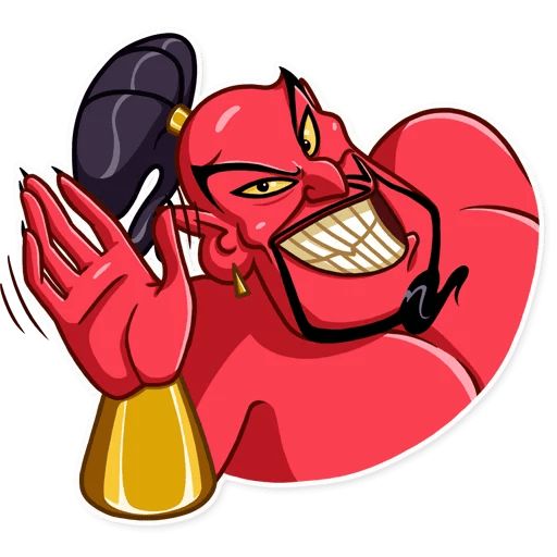 Sticker «Evil Genie-5»