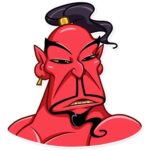 Sticker «Evil Genie-7»