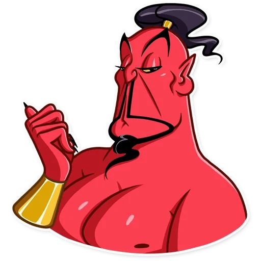 Sticker «Evil Genie-8»