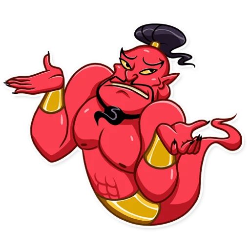 Sticker «Evil Genie-9»