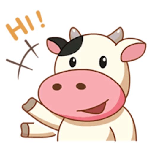 Sticker «Momo Cow-1»