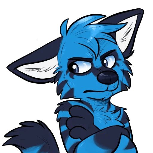 Sticker «Blue Hyena-3»