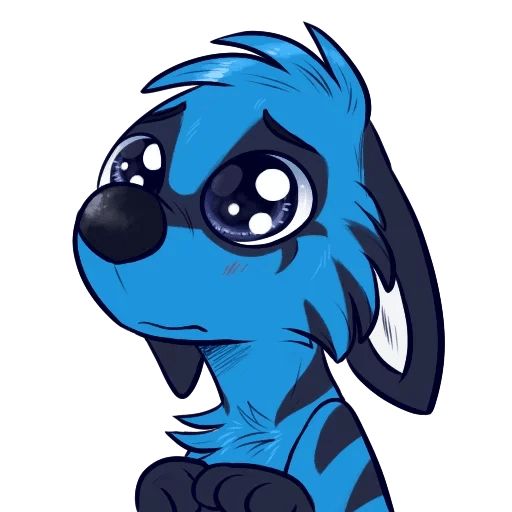 Sticker «Blue Hyena-6»