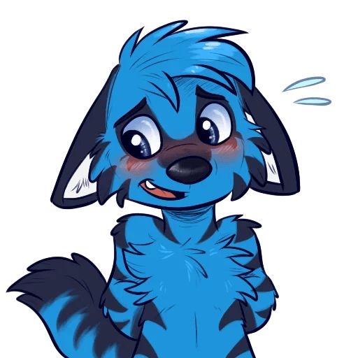 Sticker «Blue Hyena-9»