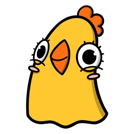 Sticker «Chicken Dora-1»