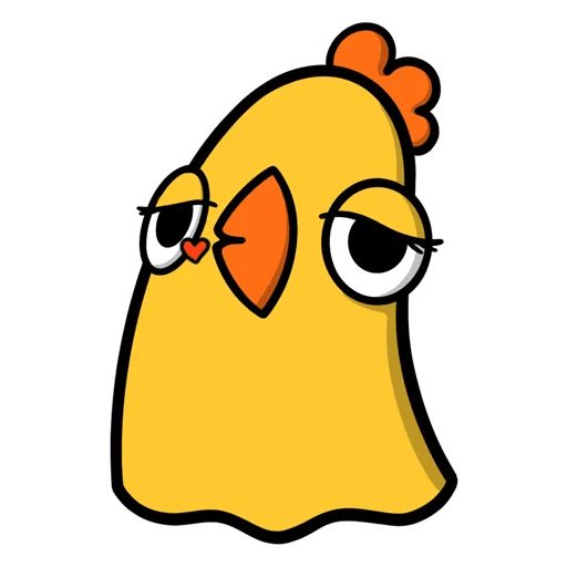 Sticker «Chicken Dora-10»