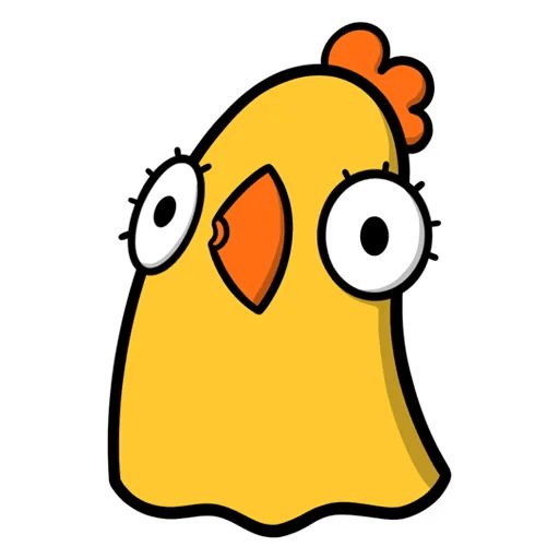 Sticker «Chicken Dora-11»