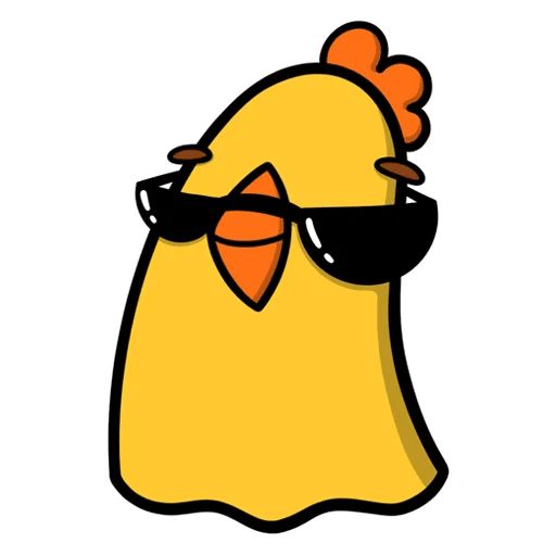 Sticker «Chicken Dora-2»