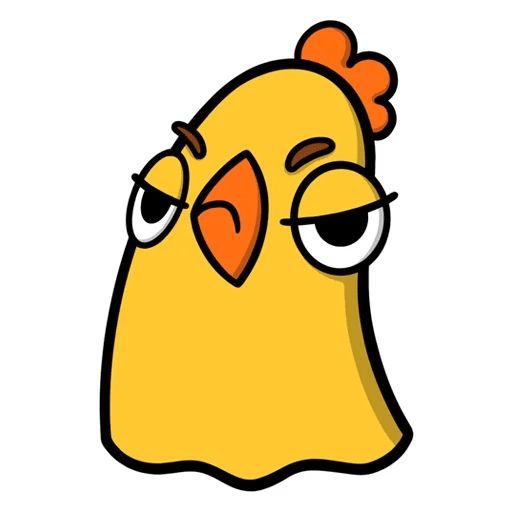 Sticker «Chicken Dora-3»