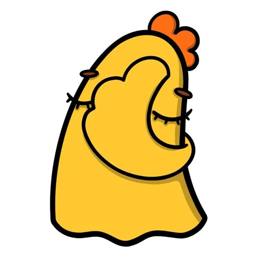 Sticker «Chicken Dora-4»