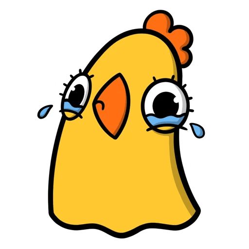 Sticker «Chicken Dora-6»