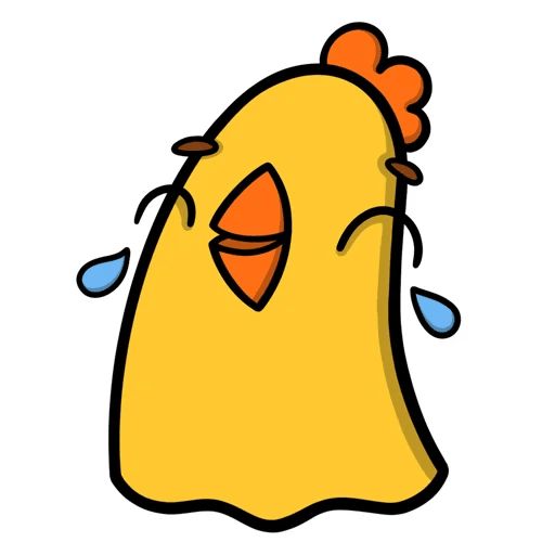 Sticker «Chicken Dora-8»