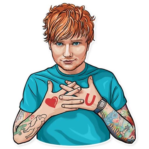 Sticker «Sheeran-12»