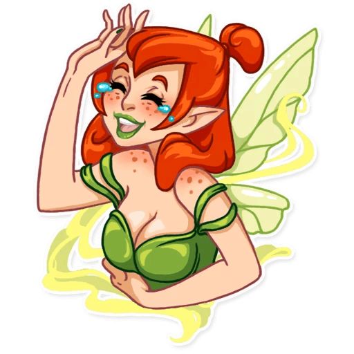 Sticker «Green Fairy-1»