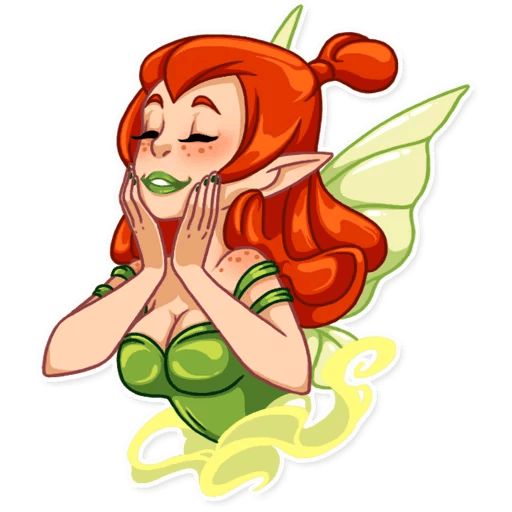 Sticker «Green Fairy-10»