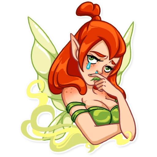 Sticker «Green Fairy-7»