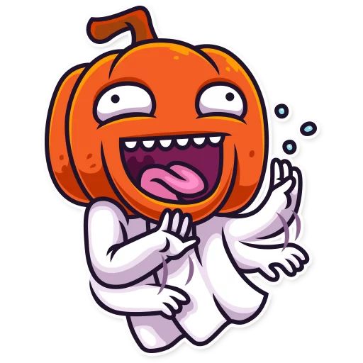 Sticker «Halloween Ghost-1»