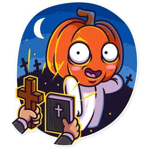 Sticker «Halloween Ghost-7»