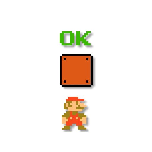 Sticker «Mario: 8 bit-10»