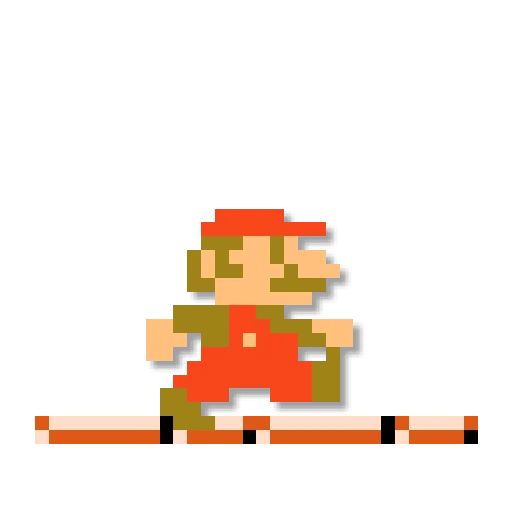 Sticker «Mario: 8 bit-3»