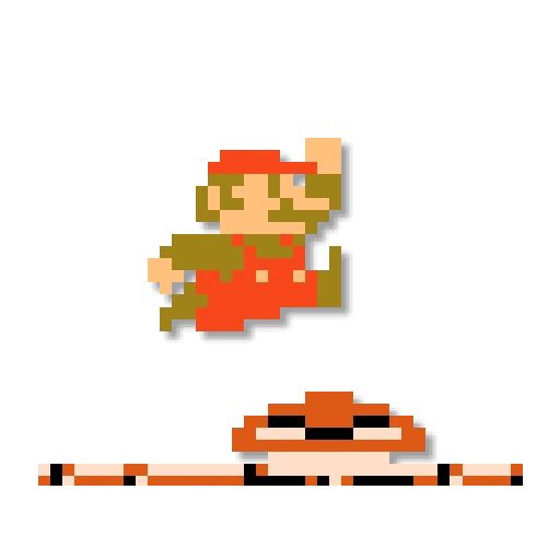 Sticker «Mario: 8 bit-4»