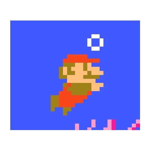 Sticker «Mario: 8 bit-5»