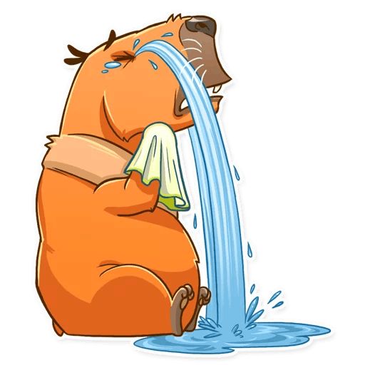 Sticker «Mr. Capybara-12»
