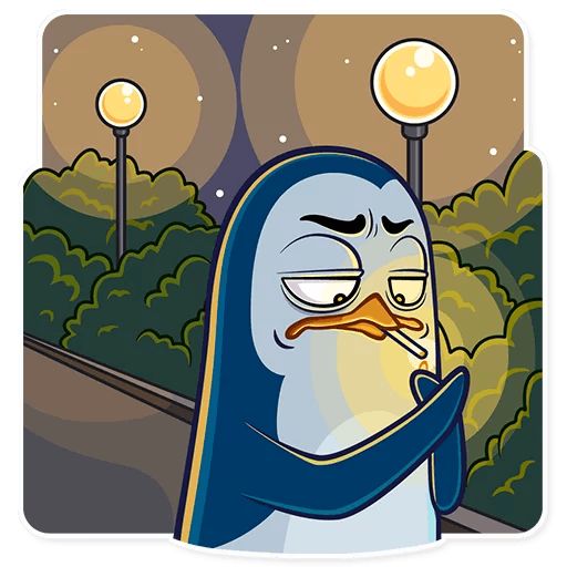 Sticker «Lonely Penguin-10»