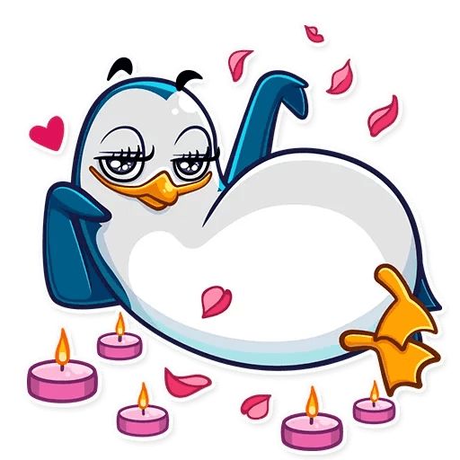 Sticker «Lonely Penguin-3»