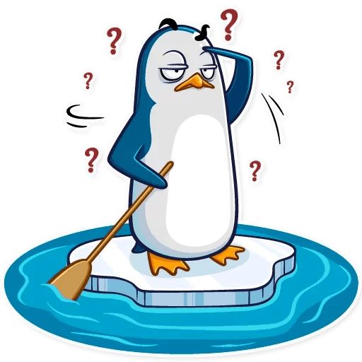 Sticker «Lonely Penguin-7»