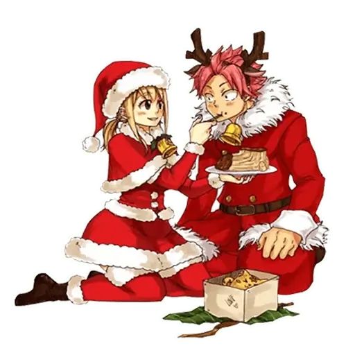 Sticker «Anime Santa-3»