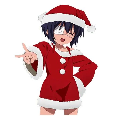 Sticker «Anime Santa-4»