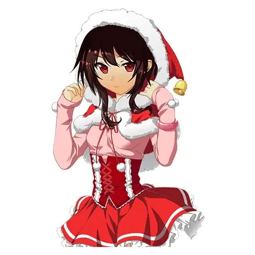 Sticker «Anime Santa-6»