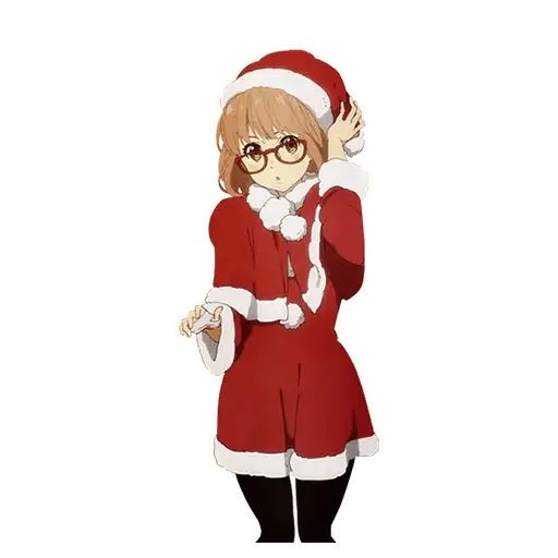 Sticker «Anime Santa-9»