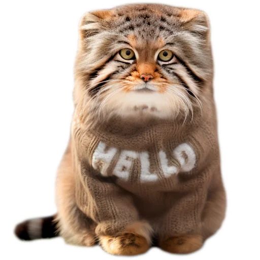 Sticker «Autumn Manul-1»