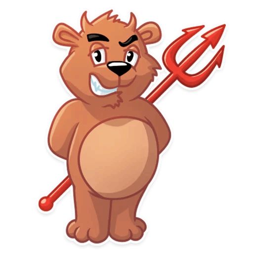 Sticker «Marty the Bear-4»