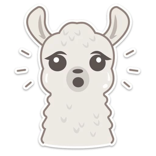 Sticker «Llama-8»