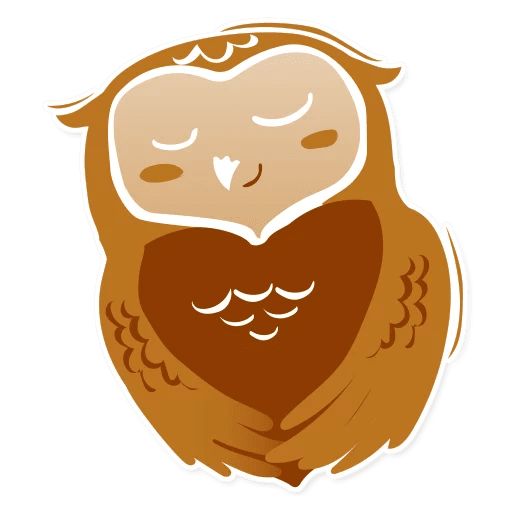 Sticker «Owl Sofa-4»