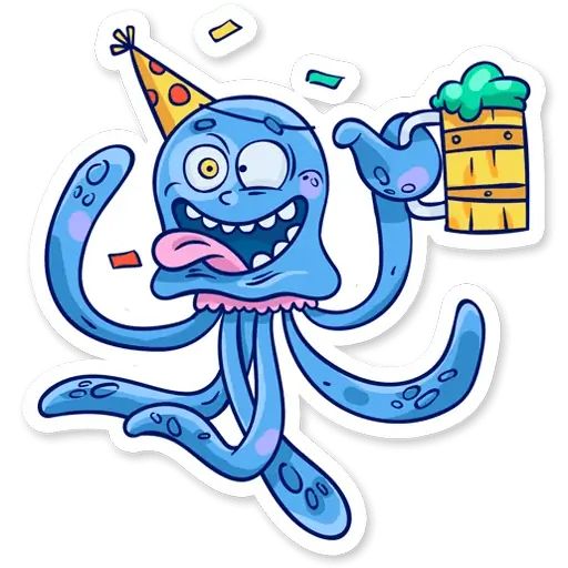 Sticker «Jellyfish-2»