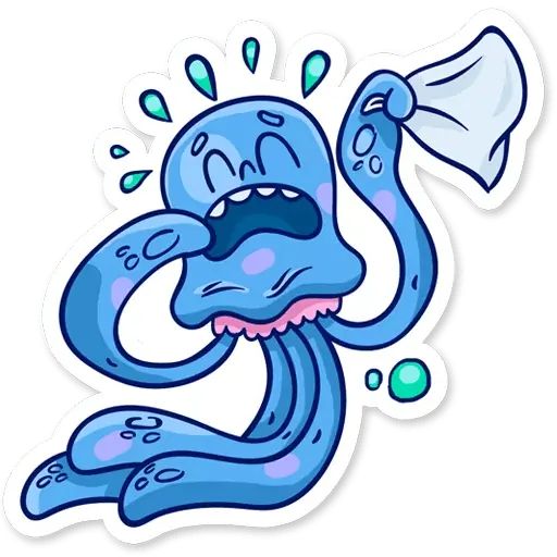 Sticker «Jellyfish-4»