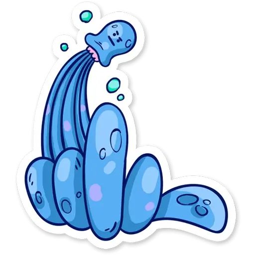 Sticker «Jellyfish-6»