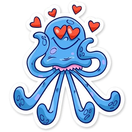 Sticker «Jellyfish-7»