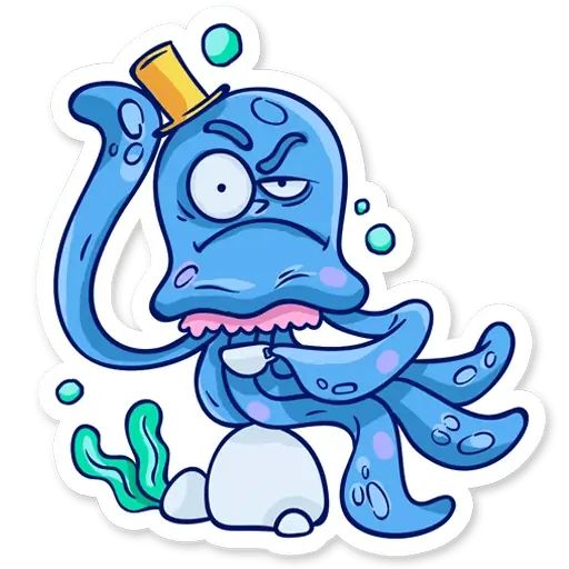 Sticker «Jellyfish-9»